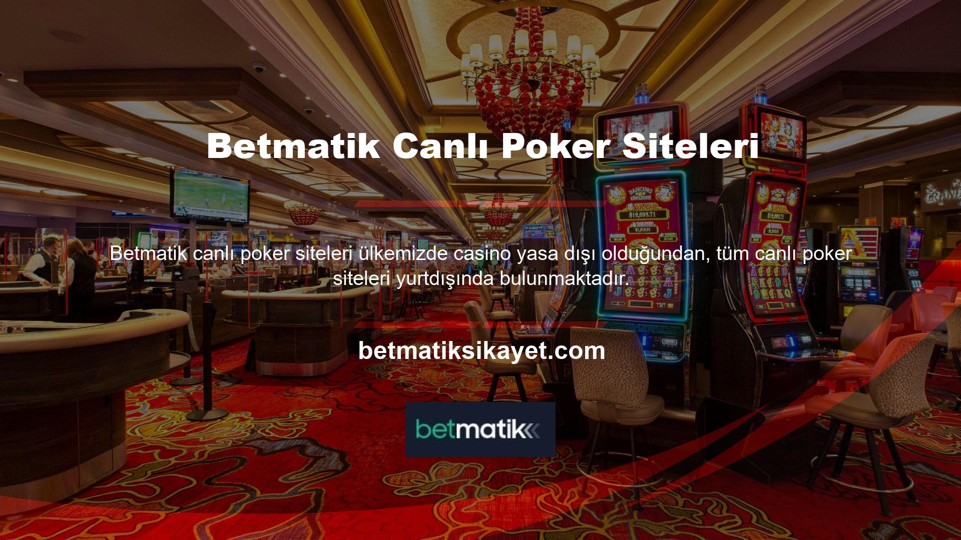 Çevrimiçi poker siteleri birçok poker tutkununu cezbetmektedir