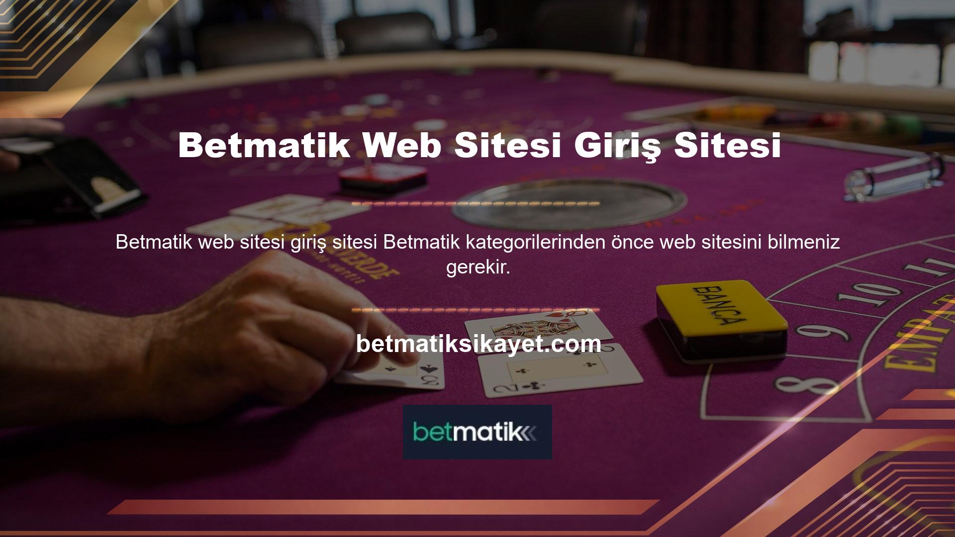 Betmatik web sitesi giriş sitesi web sitesi gerçekten olumlu bir izlenim bırakıyor